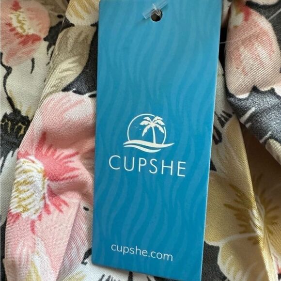 Cupshe Multi Colored Floral Patterned Smocking Mini Dress Women’s Medium - Picture 6 of 8